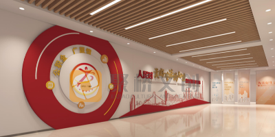 黨建文化長廊的色彩哲學(xué)：除了紅色，我們還能用什么顏色講故事？