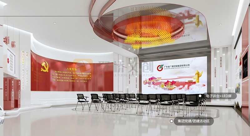 企業黨建展廳設計方案