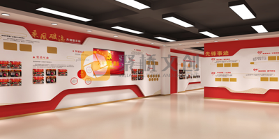 社區黨史展館策劃設計，展覽內容可以分成哪幾個版塊？